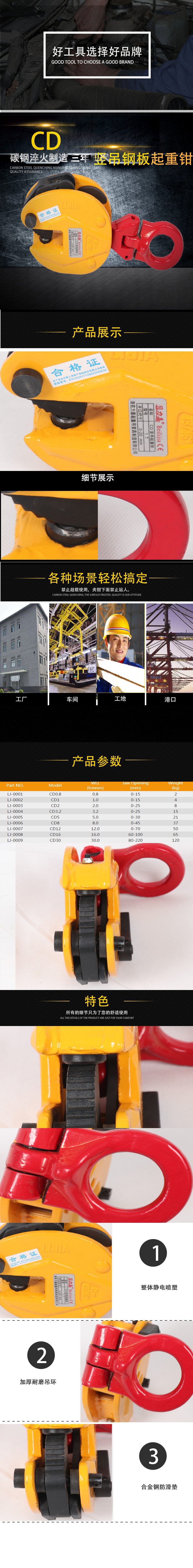 CD型模锻起重钳